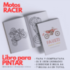 Libro para Pintar Imprimible MOTOS RACER