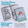 Libro para Pintar Imprimible GRANJA NENE CELESTE