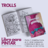 Libro para Pintar Imprimible TROLLS