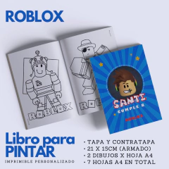 Libro para Pintar Imprimible ROBLOX