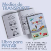 Libro para Pintar Imprimible MEDIOS DE TRANSPORTE