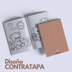 Libro para Pintar Imprimible OSITO BOHO en internet