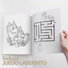 Libro para Pintar Imprimible BLUEY MOD2 - Jotas Paper Kits