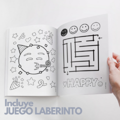 Libro para Pintar Imprimible SMILE FACE BOY - tienda online