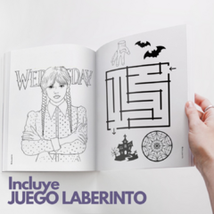 Libro para Pintar Imprimible MERLINA - Jotas Paper Kits