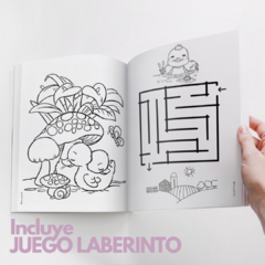 Libro para Pintar Imprimible PATITOS ROSA - Jotas Paper Kits