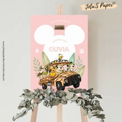 Kit Imprimible DISNEY SAFARI ROSA en internet