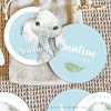 Kit Imprimible ELEFANTE FLORAL
