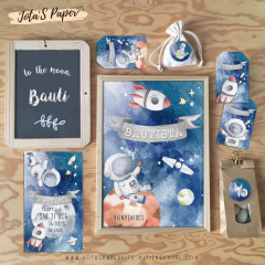 Imagen de Kit Imprimible ESPACIAL