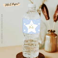 Kit Imprimible ESTRELLAS CELESTE - tienda online