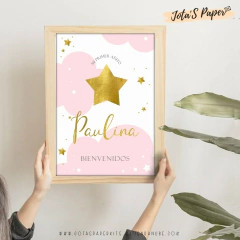Imagen de Kit Imprimible ESTRELLAS ROSA