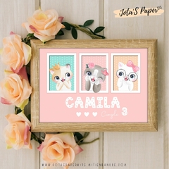 Kit Imprimible FIESTA DE GATITOS - Jotas Paper Kits