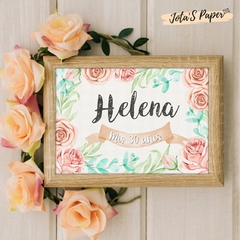 Kit Imprimible FLOWER PINK