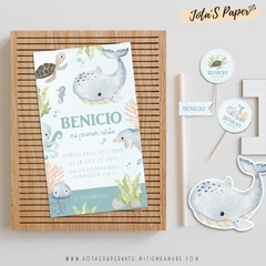 Kit Imprimible FONDO DEL MAR - comprar online