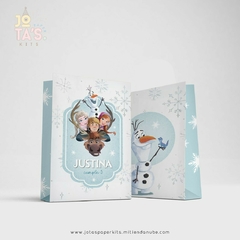 Kit Imprimible FROZEN ACUARELA - Jotas Paper Kits