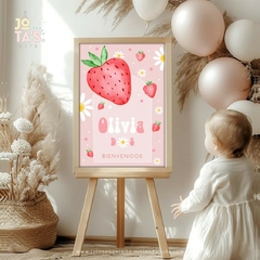 Kit Imprimible FRUTILLAS - Jotas Paper Kits