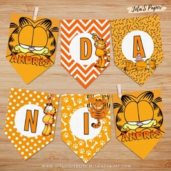 Kit Imprimible GARFIELD - Jotas Paper Kits