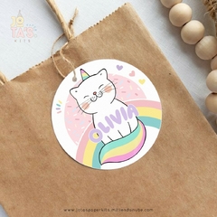 Imagen de Kit Imprimible GATITOS UNICORNIO