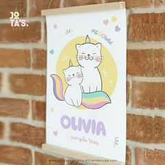 Kit Imprimible GATITOS UNICORNIO - tienda online