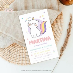 Kit Imprimible GATITOS UNICORNIO en internet
