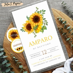 Kit Imprimible GIRASOLES