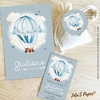 Kit Imprimible GLOBO AEROSTATICO AZUL
