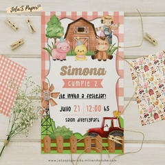 Kit Imprimible GRANJA ACUARELA NENA