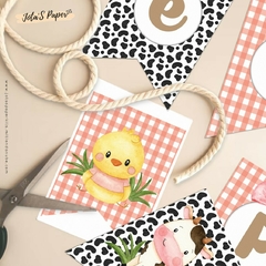 Kit Imprimible GRANJA ACUARELA NENA - comprar online