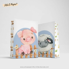 Kit Imprimible GRANJA BEBE CELESTE - comprar online