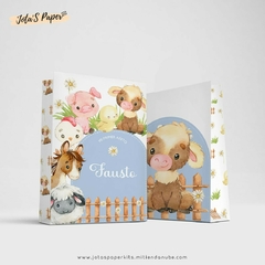Kit Imprimible GRANJA BEBE CELESTE - comprar online