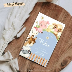 Kit Imprimible GRANJA BEBE CELESTE