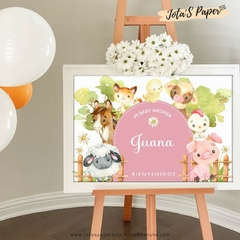 Kit Imprimible GRANJA BEBE ROSA - tienda online
