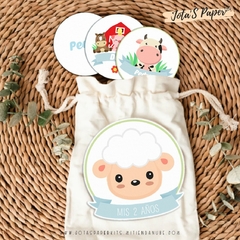 Kit Imprimible GRANJA NENE CELESTE - tienda online