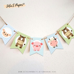 Imagen de Kit Imprimible GRANJA NENE CELESTE