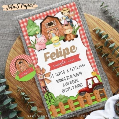 Kit Imprimible GRANJA ACUARELA