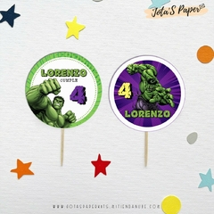 Kit Imprimible HULK - tienda online
