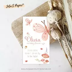 Invitacion Digital MARIPOSAS DEL BOSQUE