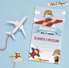 Invitacion Digital AVIONES