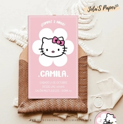 Invitacion Digital HELLO KITTY