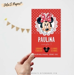 Invitacion Digital MINNIE MOUSE