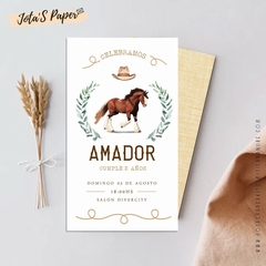 Invitacion Digital CABALLO