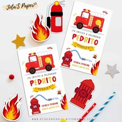 Invitacion Digital BOMBEROS