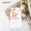 Invitacion Digital OSITA CON GLOBOS