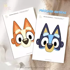 Máscaras BLUEY Y BINGO - comprar online