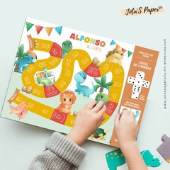 Juego Carrera Imprimible BABY DINOS - Jotas Paper Kits