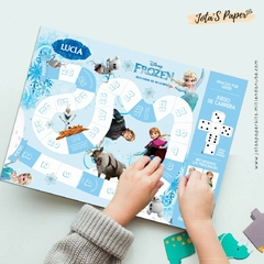 Juego Carrera Imprimible FROZEN - Jotas Paper Kits