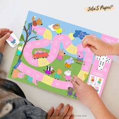 Juego Carrera Imprimible PEPPA PIG - Jotas Paper Kits