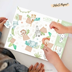 Juego Carrera Imprimible SELVA BEBE - Jotas Paper Kits
