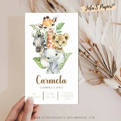 Kit Imprimible SELVA ACUARELA - Jotas Paper Kits