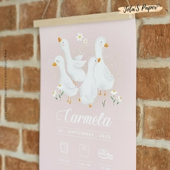 LÁMINA PATITOS ROSA - comprar online